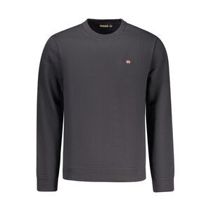 Napapijri Black Cotton Men's Men's Sweatshirt